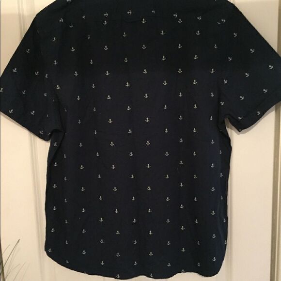 NWT Cactus Man Ricky Singh Navy Anchor shirt Sz XL - Picture 4 of 5